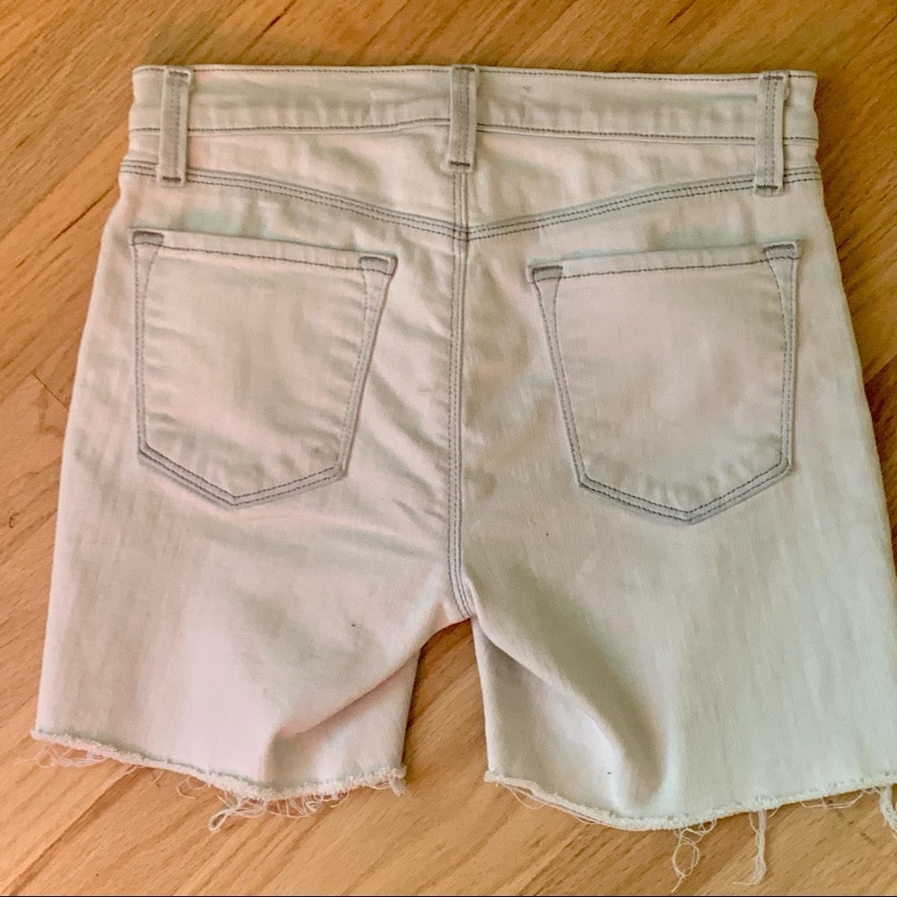 J BRAND Super Skinny Frostbite Denim Shorts - Picture 14 of 15